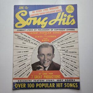 Song Hits Magazine June 1945 Lyrics Guide Music Exclusive Hits Ad Radio Stage